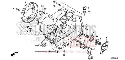 RIGHT CRANKCASE COVER C125AK de 2019